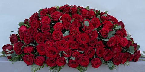 #111 Timeless Devotion Full Casket Spray