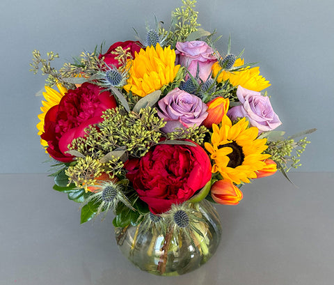 Harvest Bloom Vase Arrangement