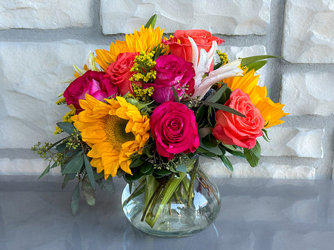 Vibrant Colors centerpiece