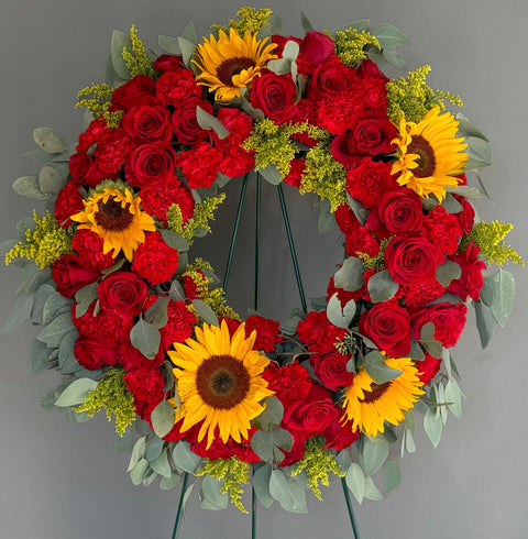 #145 Glowing Radiance Wreath