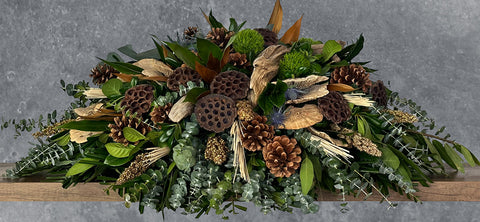 #17 Nature’s Heaven Half Casket Spray