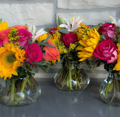 Vibrant Colors centerpiece