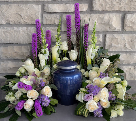 #200 Elegant Tribute Urn Wreath