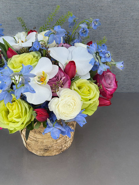 Spring Tradition Birch Arrangement