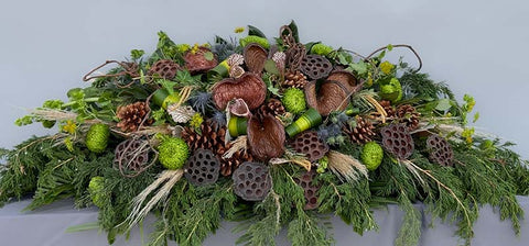 #110 Natural Tranquility Full Casket Spray