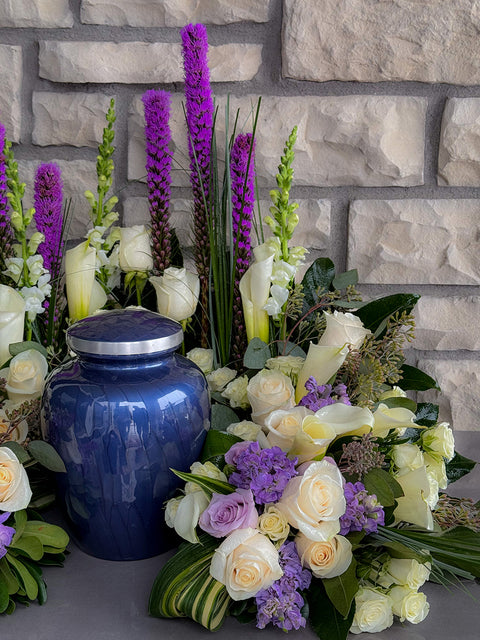 #200 Elegant Tribute Urn Wreath