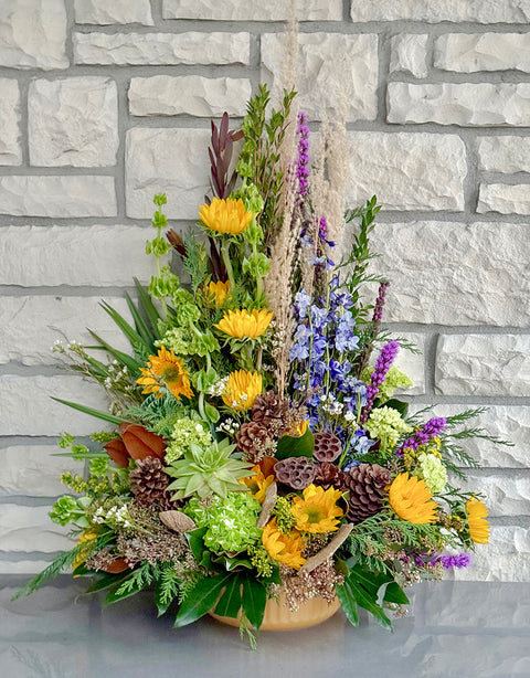 #189 Sunlit Earth Vertical Arrangement