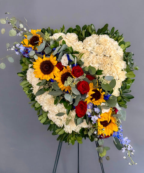 #157 Sunlit Remembrance Heart