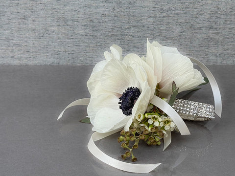 Anemone Corsage & Boutonniere Set