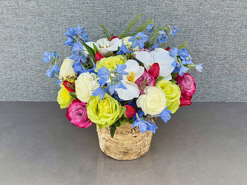 Spring Tradition Birch Arrangement