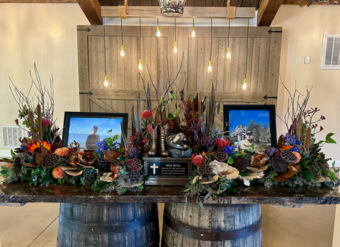 #186 Cowboy Spirit Picture Frame Cremation Urn