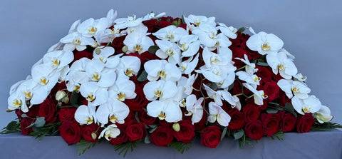 #96 Eternal Grace Full Casket Spray