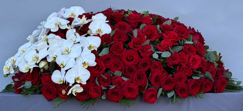 #96 Eternal Grace Full Casket Spray