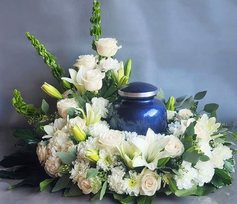 #152 Graceful Tribute Urn Wreath