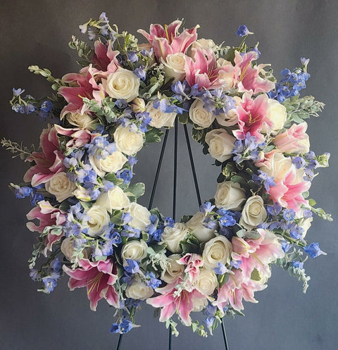 #153 Watercolor Dream Wreath