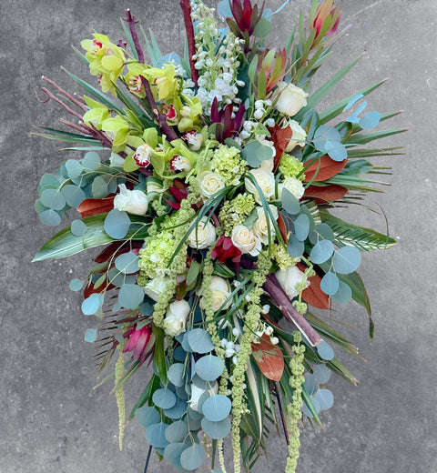 #224 Evergreen Elegance Standing Spray