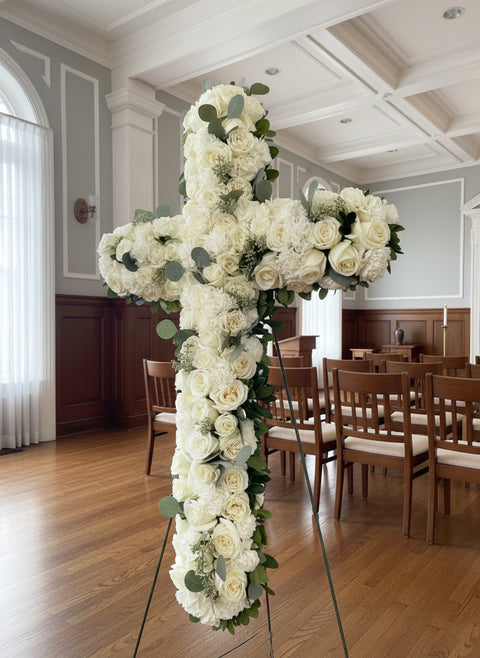 #143 Pure Serenity White Cross