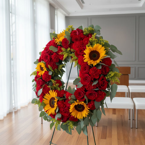 #145 Glowing Radiance Wreath