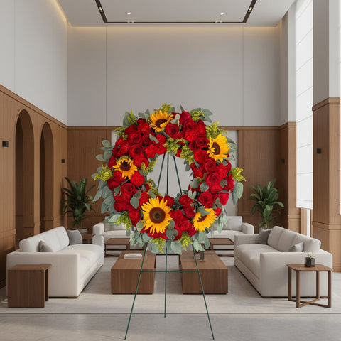 #145 Glowing Radiance Wreath