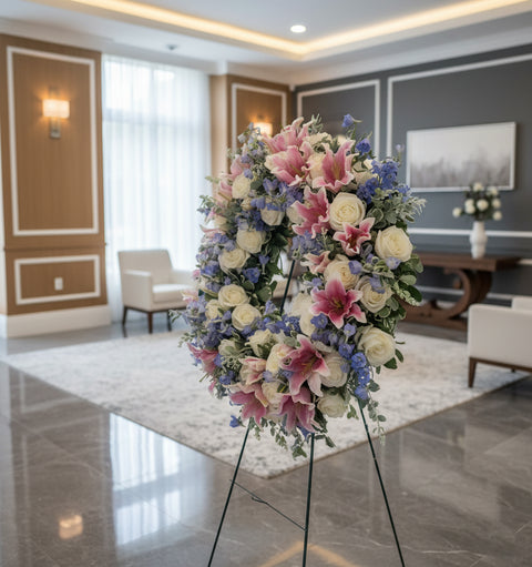 #153 Watercolor Dream Wreath