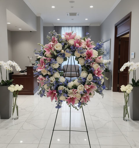 #153 Watercolor Dream Wreath