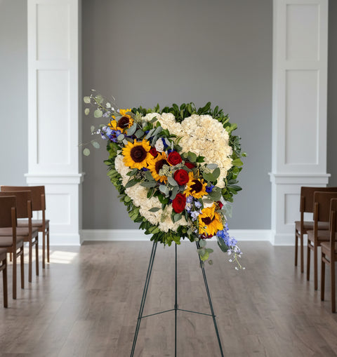 #157 Sunlit Remembrance Heart