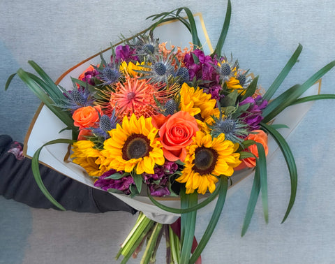 Sunset Hand-tied Bouquet