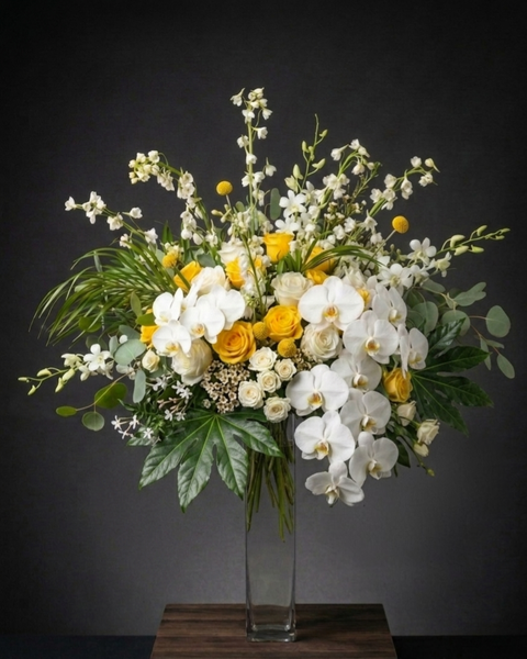 Tall Vase Arrangements
