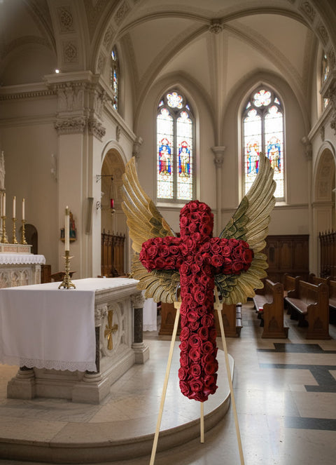 #179 Heavenly Cross with Wings