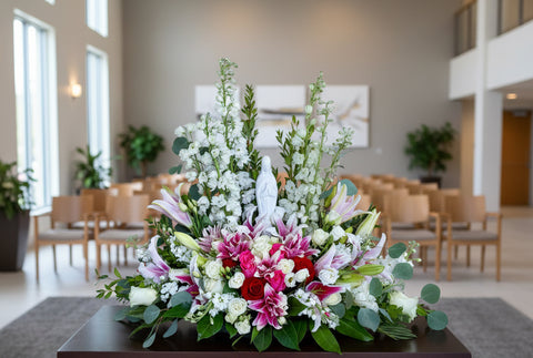 #217 Heavenly Grace Madonna Arrangement