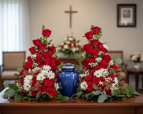 #218 Eternal Love Urn Wreath