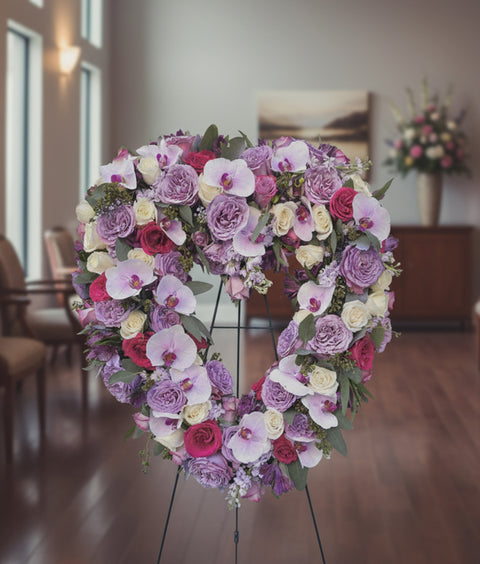 #264 Heavenly Grace Standing Open Heart