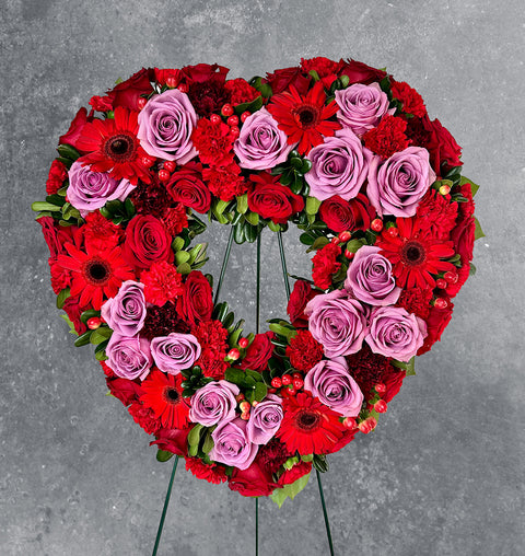 #56 Brave Heart Memorial Standing Arrangement