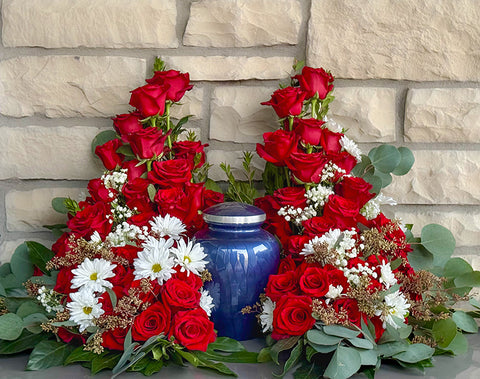#218 Eternal Love Urn Wreath