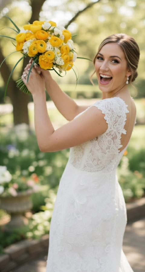 Golden Radiance Bridal Bouquet