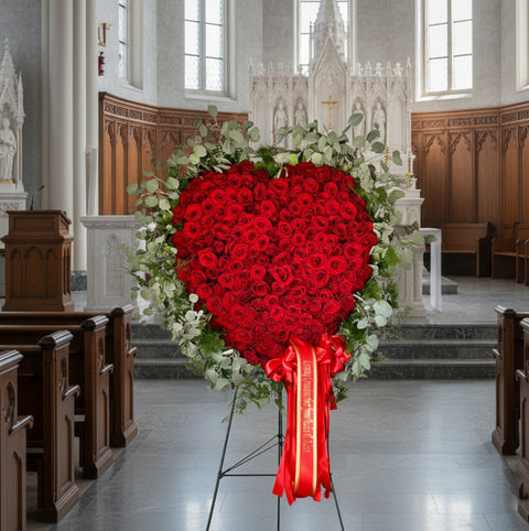 #47 Red Rose Closed Heart Tribute