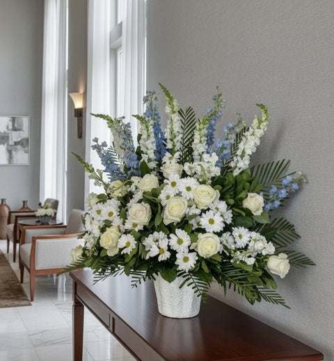 #67 Peaceful Reflections Standing Basket