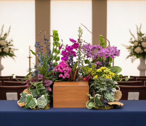 #84 Garden of Remembrance Urn Wreath