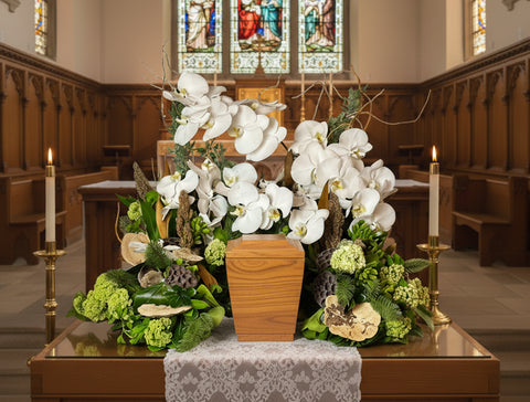 #2 Eternal Forest Serenity Urn Wreath