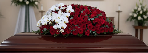 #96 Eternal Grace Full Casket Spray