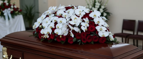 #96 Eternal Grace Full Casket Spray