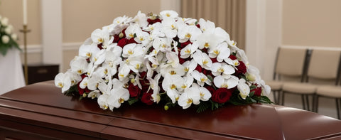 #96 Eternal Grace Full Casket Spray