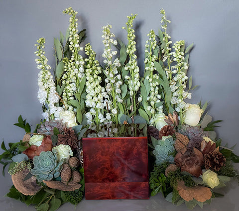 #206 Rustic Colorado Tribute Urn Wreath