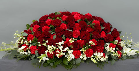 #104 Forever in Bloom Full Casket Spray