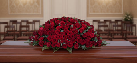 #111 Timeless Devotion Full Casket Spray