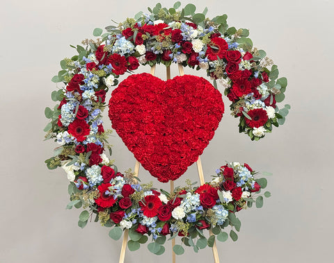 Broken Circle with Floating Heart