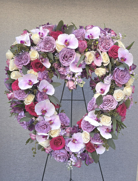 #264 Heavenly Grace Standing Open Heart