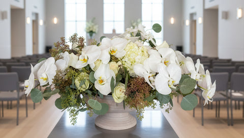 Alluring Elegance Compote Urn Arrangement