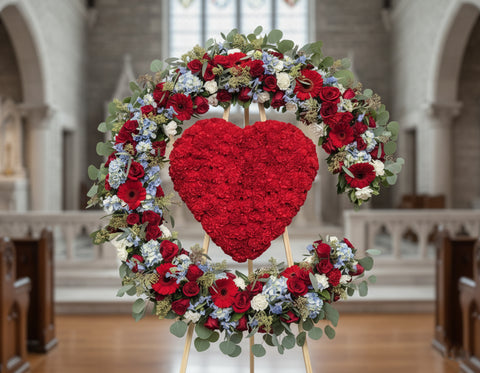 Broken Circle with Floating Heart