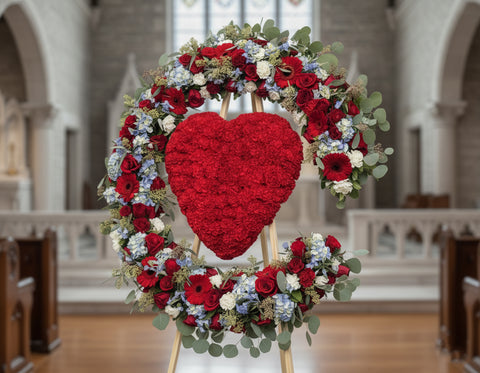 Broken Circle with Floating Heart